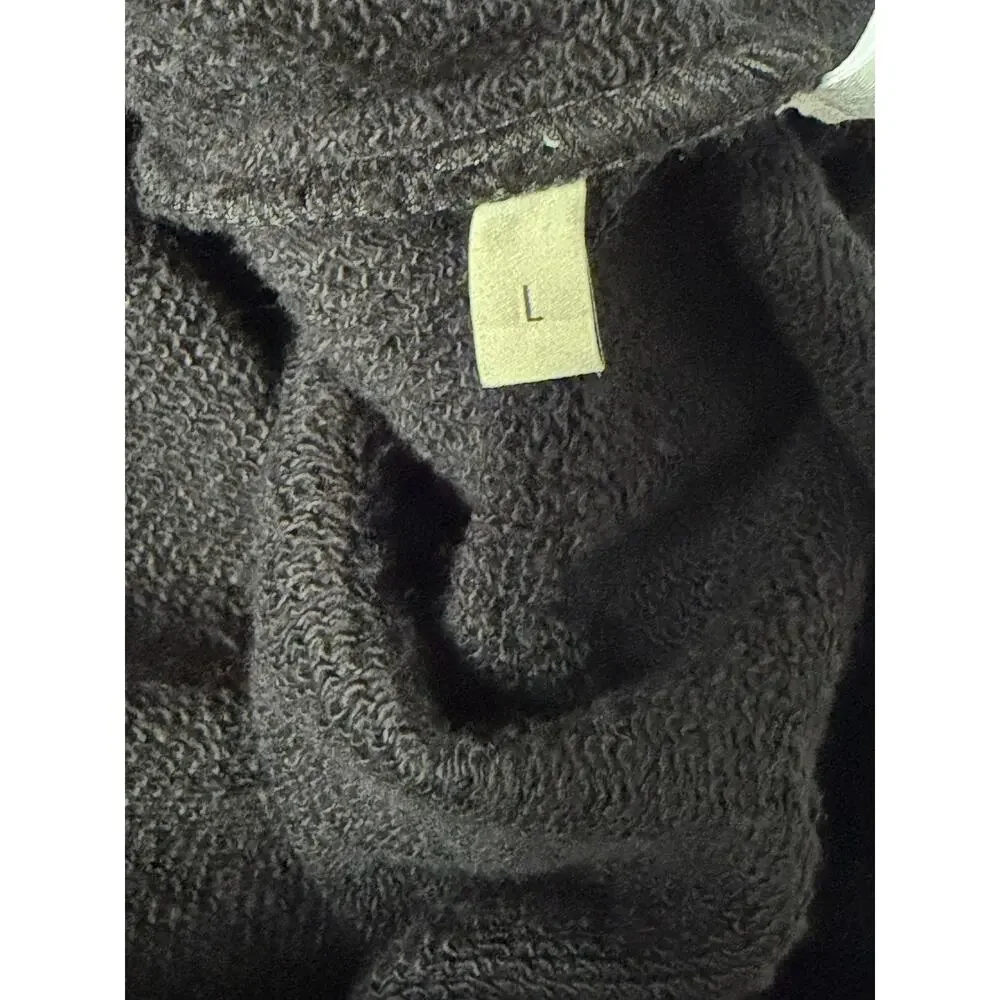 Gucci Interlocking G Logo Hoodie Black Cotton Sweatshirt Men’s Large 721427 NWT